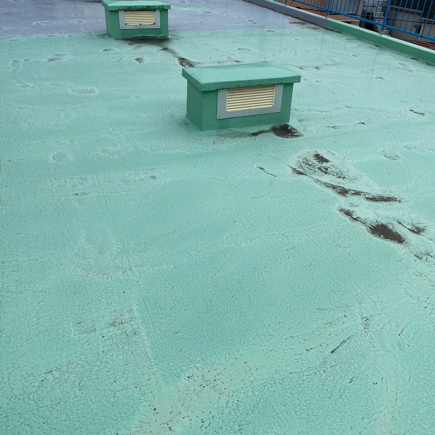 【中野区上高田】屋上ウレタン樹脂塗膜防水工事完了報告