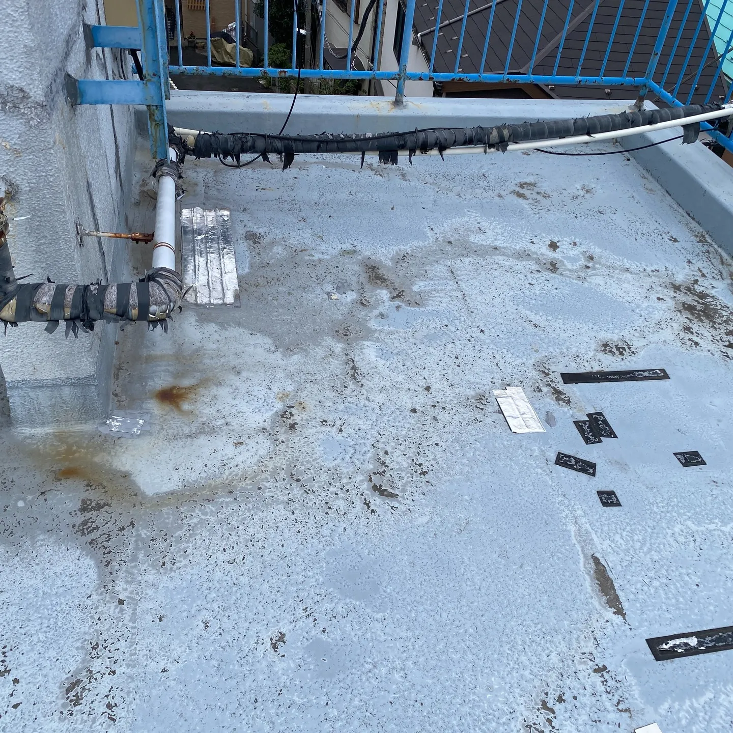 【中野区上高田】屋上ウレタン樹脂塗膜防水工事完了報告