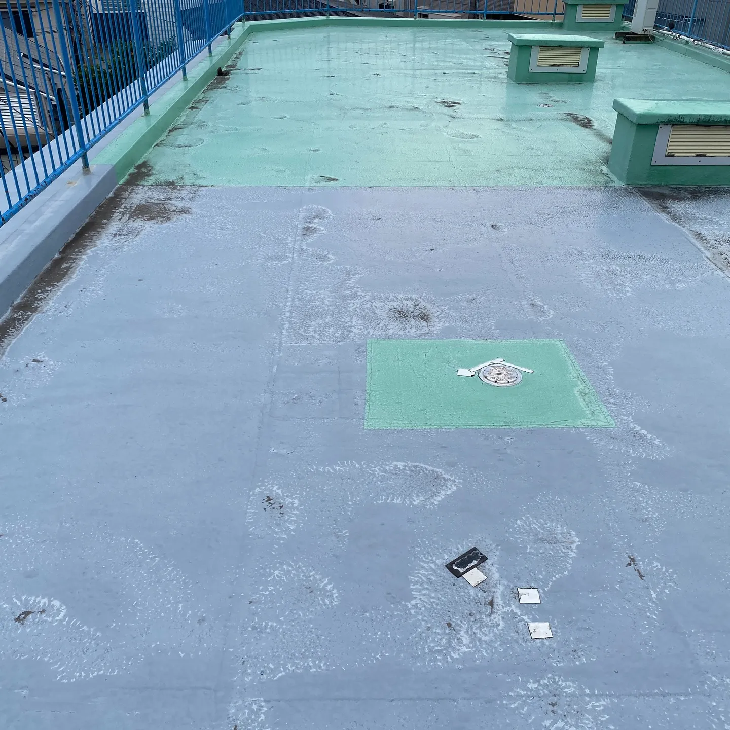 【中野区上高田】屋上ウレタン樹脂塗膜防水工事完了報告